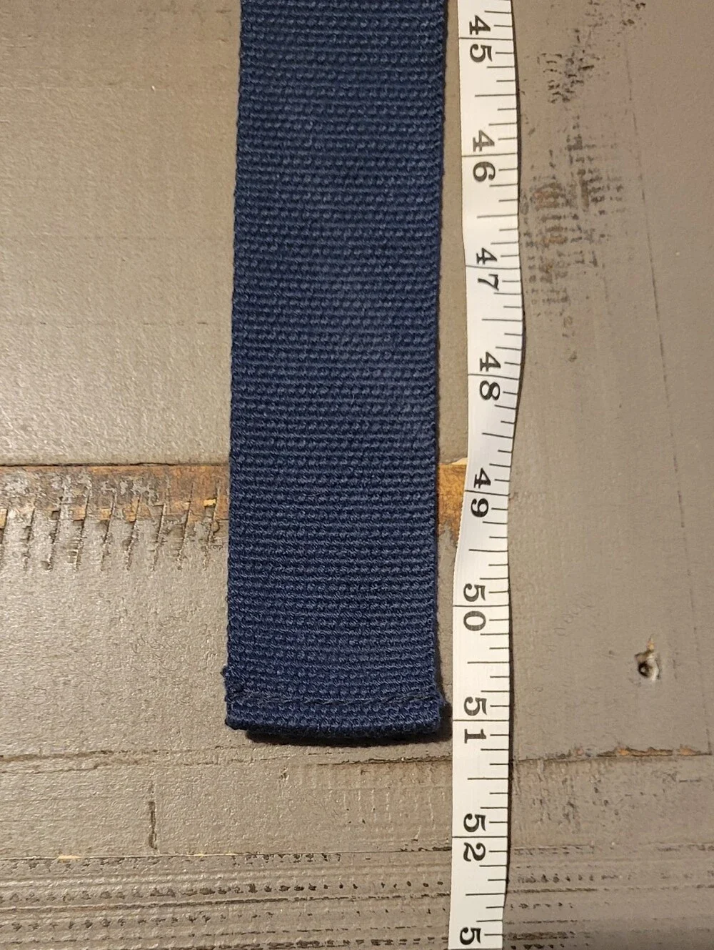 Classic Men's Canvas Web Belt in Navy